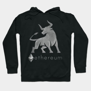 Vintage Bull Market Ethereum Coin Crypto Token Cryptocurrency Wallet Ethereum HODL Birthday Gift For Men Women Kids Hoodie